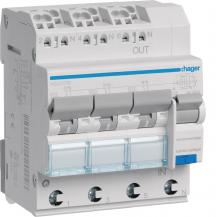Hager FI-LS 3X 1P+N 6kA B-13A 30mA Typ A QC