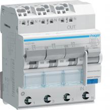Hager Fehlerstrom-Leitungsschutzschalter, FiLS-Schalter, 3x(1P+N) 6kA B-16A 30mA