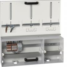Hager Zählerwechselpl Gr 3, 750x750 mm 2/3 VNB-1/3 Kundenteil, Prüfkle im VNB Te
