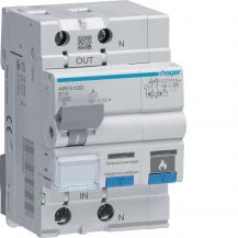 Hager AFDD mit FI-LS 1P+N 10kA B-10A 30mA A 3M