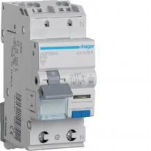 Hager Fehlerstrom-Leitungsschutzschalter, FI/LS-Schalter 1P+N 6kA B-6A 30mA Typ