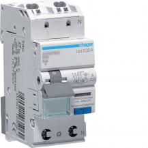 Hager Fehlerstrom-Leitungsschutzschalter, FI/LS-Schalter, 1P+N 6kA B-10A 30mA Ty