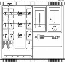 Hager Wa+MeSchrank,universN,<lt/>250A,TN-C Netz