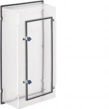 Hager Zählerfeldabdeckung, Zubehör, IP54, 450 mm, Klarsicht, mit Tür, für 3.HZ