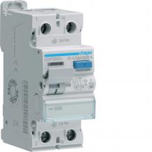Hager FI-Schalter 2P 10kA 63A 30mA Typ F