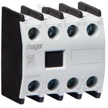 Hager Hilfskontakt 2S+2Ö zu EV040-170,EVN063-