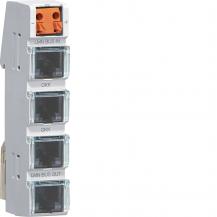 Hager LMN-Modul mit 4xRJ12, aktiv, 1 PLE