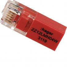 Hager Abschlusswiderstand RJ12 für LMN,120 Ohm