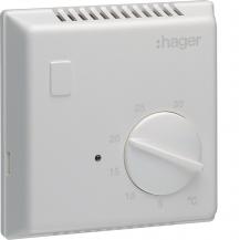 Hager Raumthermostat,Bimetall,m.Schließer+LED