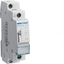 Hager Fernschalter 1S 24V AC 12V DC 16A