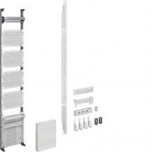 Hager Multimediafeld Telekommunikation, univers Z, H:1350 mm, 1-feldig, mit APZ