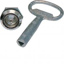 Hager Schließung,univers,Dreikantverschluß,7mm