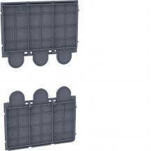 Hager Klemmenabdeckung rückseitig P630 3P lang