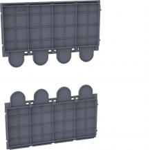 Hager Klemmenabdeckung rückseitig P630 4P lang