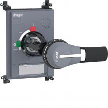 Hager Grauer Drehgriff x/P630, an der Tür