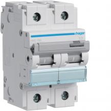 Hager LS-Schalter 2 polig 15kA D-100A 3M