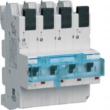 Hager SLS-Schalter 3P+N E-40A Sammelschiene QC