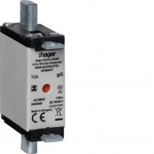 Hager NH-Sicherung NH000 gG 500V 10A Iso-Griff