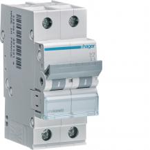 Hager LS-Schalter 2 polig 6kA C-50A 2M