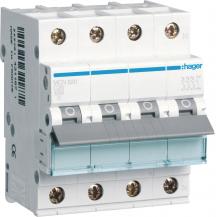Hager LS-Schalter 3P+N 6kA C-20A 4M