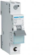 Hager LS-Schalter 1polig 6kA C-10A 1M QC