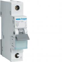 Hager LS-Schalter 1polig 6kA C-25A 1M QC