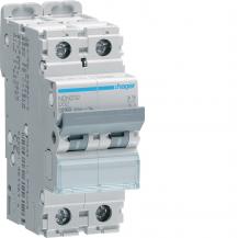 Hager LS-Schalter 2 polig 10kA/15kA D-32A 2M