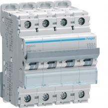 Hager LS-Schalter 4 polig 10kA/15kA D-10A 4M