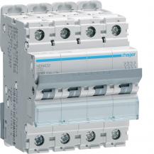 Hager LS-Schalter 4 polig 10kA/15kA D-32A 4M