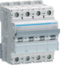 Hager LS-Schalter 4 polig 10kA/15kA D-63A 4M