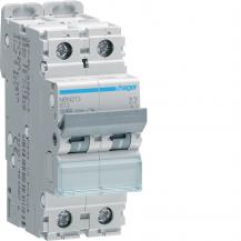 Hager LS-Schalter 2 polig 10kA/15kA B-13A 2M