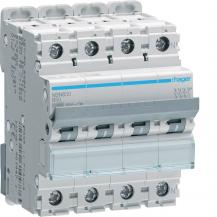 Hager LS-Schalter 3P+N 10kA/15kA B-50A 4M