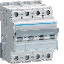 Hager LS-Schalter 4 polig 10kA/15kA C-4A 4M