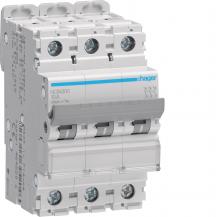 Hager LS-Schalter 3P 25kA B-6A 3M