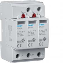 Hager Überspannungsableiter T2 2P 40kA PV