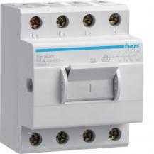 Hager Ausschalter in Kompaktbauweise, 63A, 4-polig, 4 Schließer, 400V AC, 3,5PLE
