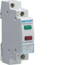 Hager LED Leuchtmelder 2f gr. rot 230V AC 1PLE