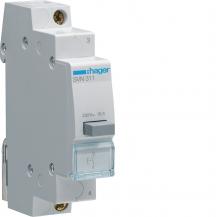 Hager Taster 16A 1S 230V AC 1PLE