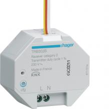 Hager Funk UP Eingang 2 fach 230V, q.-link
