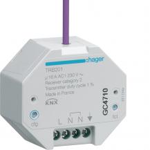 Hager Funk Ausgang Unterputz, 1-fach 16A, quicklink