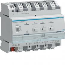 Hager KNX Universal-Dimmaktor 3-fach KNX easy/ETS, 3x300W, ESL/LED