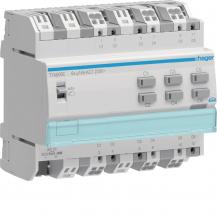 Hager Schaltaktor 6fach KNX,16A,C-L.,Stromerk.
