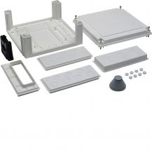 Hager Kabelanschlusskasten, univers, 324x307x149mm, IP54, SKII, unten leer