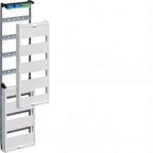 Hager Einbausatz Feldverteiler UP, 7-reihig, univ. FW, mit Hutschienen, 1050x250