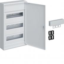 Hager Kleinverteiler volta, Aufputz, 3x12 PLE, IP30, SKII, Tür und RJ45-Buchse