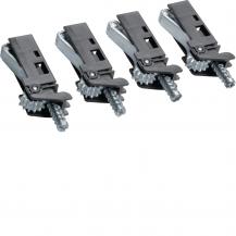 Hager Hohlwandset, Kleinverteiler / Feldverteiler, Befestigung des Mauerkastens