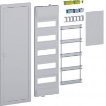 Hager Ausbaupaket,Volta,5x12PLE,m.Rahmen+Tür