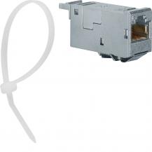 Hager RJ45 Modul (E-Dat), universal, C6, ISO A, 10GBit Ethernet (IEEE 802.3an),