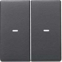 Berker 80960326 Abdeckung 2f. Tastsen.-Modul Q.x anth