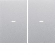 Berker 80960371 Abdeckung 2f. Tastsen.-Modul K.x Alu